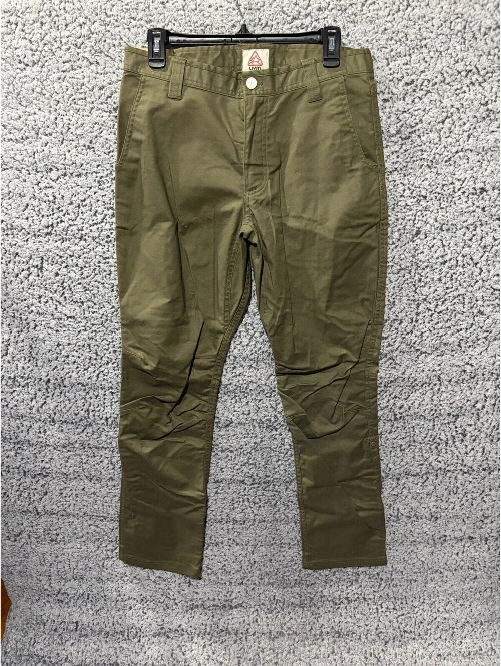 LIVSN Flex Canvas Pants - Brown - BOT010L-OLV- 30x 30 New with Tags $129 MSRP